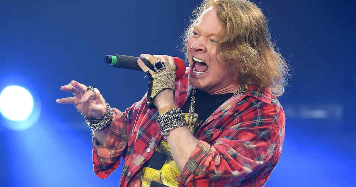 Así es como se ve Axl Rose a sus 56 años