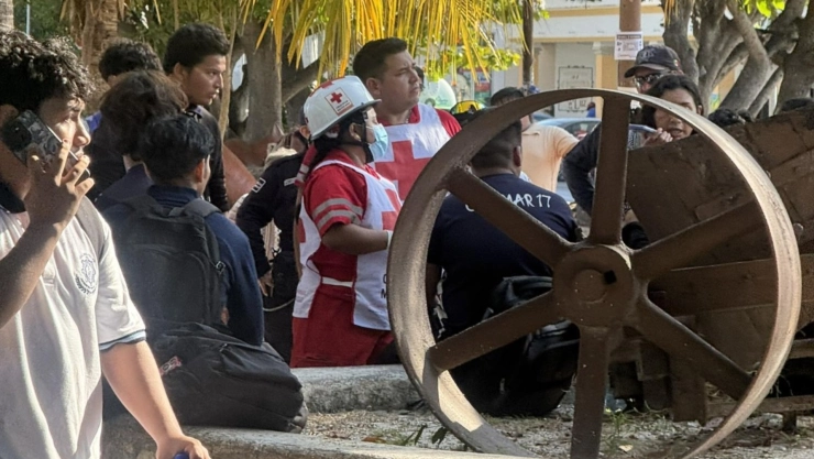 Estudiante es víctima de presunta AGRESIÓN entre 4 en Progreso; así lo encontraron