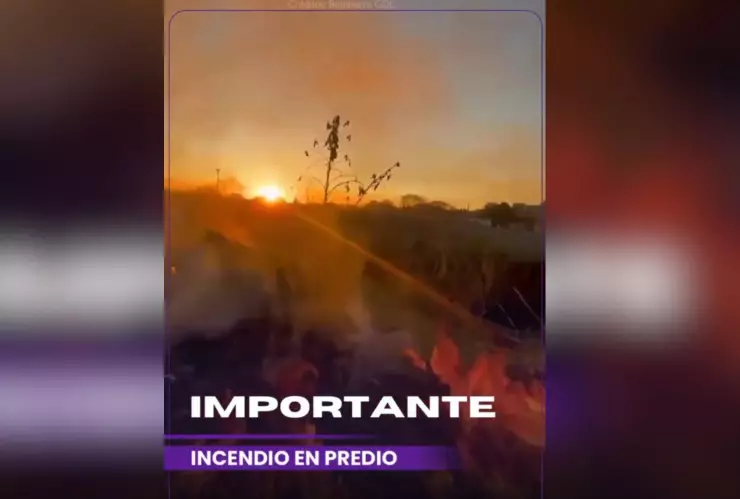 ¡ATENCIÓN! Se registra un aparatoso incendio en la colonia Colinas de la Primavera en Zapopan