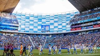 Entrada de los jugadores a la cancha