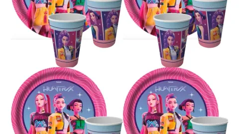 Decora tus platos y vasos al estilo de las Guerreras K-Pop