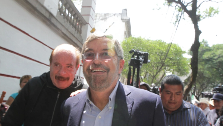Juan Ramón de la Fuente con AMLO
