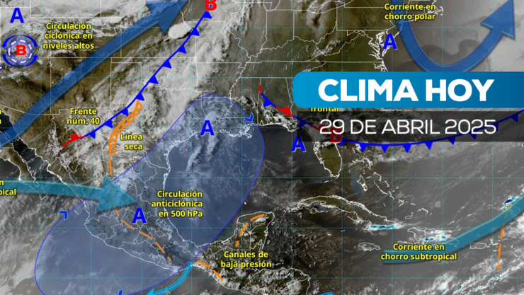 Clima 29 de abril de 2025 en México