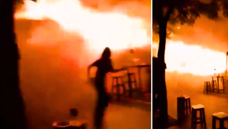 incendio en restaurante de Bangkok
