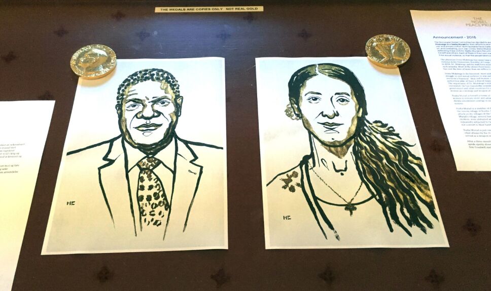 Denis Mukwege y Nadia Murad reciben el Nobel de la Paz