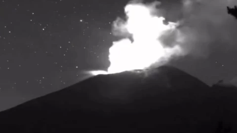 Volcán Popocatépetl hoy 20 de mayo de 2025