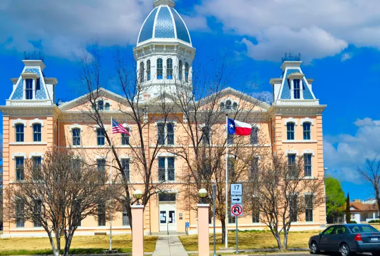 El Palacio de la Justicia en Marfa, Texas