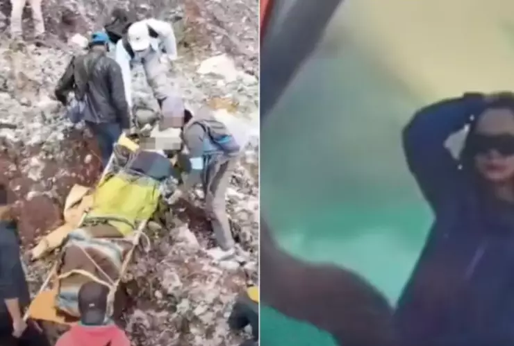 La mujer perdió la vida posando para lo que sería su última foto