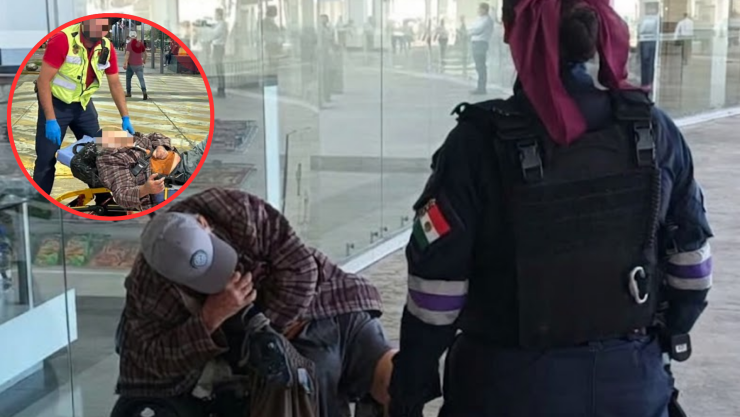 Rescatan a abuelito en abandono en la Central de Autobuses de Celaya