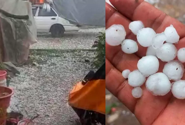 Granizada en Cáthistic, San Juan Chamula