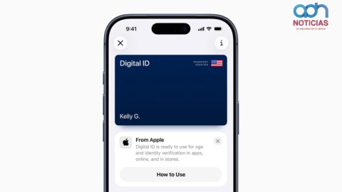 Vista previa de DigitalID en un iPhone