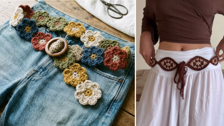 7 ideas para hacer cinturones de crochet