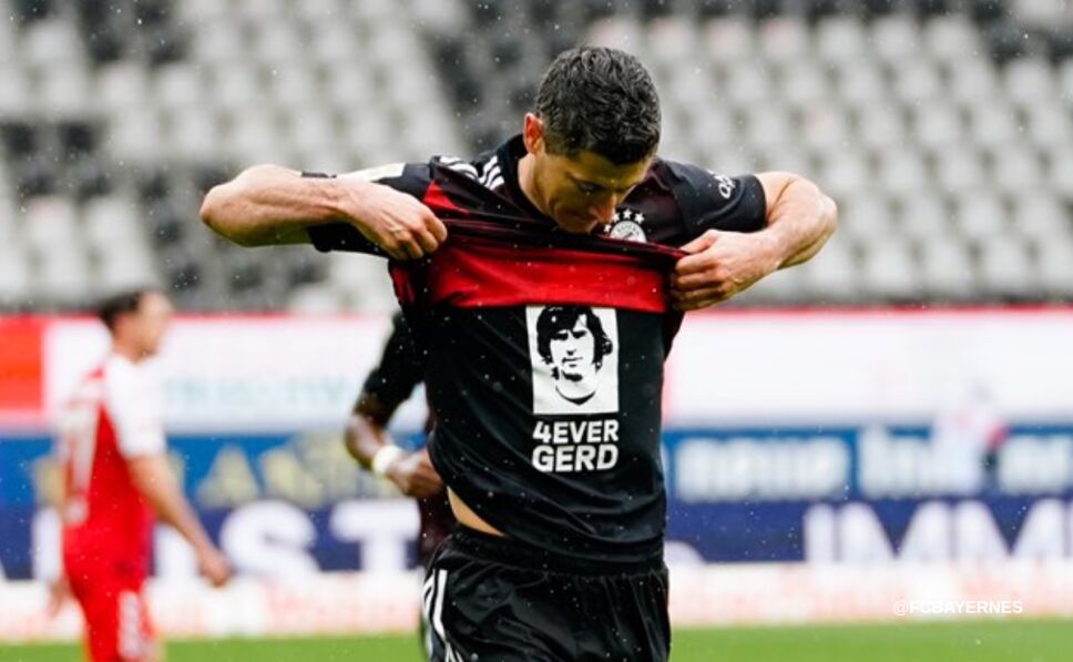 Robert Lewandowski y Gerad Müller