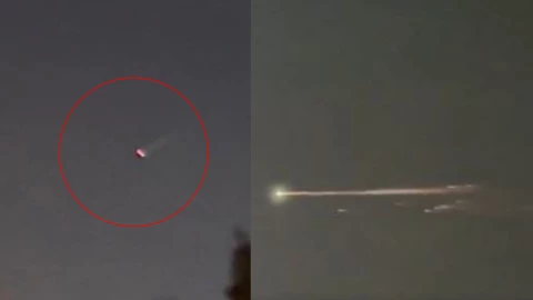 VIDEO meteorito en Ciudad Juárez, Chihuahua