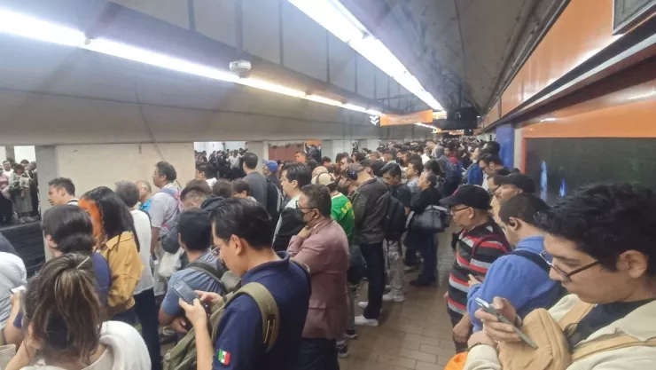 Se reportan retrasos de hasta 15 minutos en el Metro CDMX