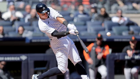 aaron judge primer cuadrangular 2023 yankees