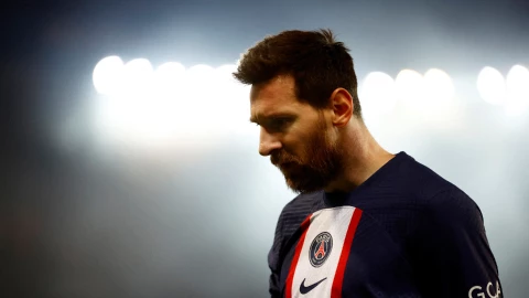 Lionel Messi con el PSG