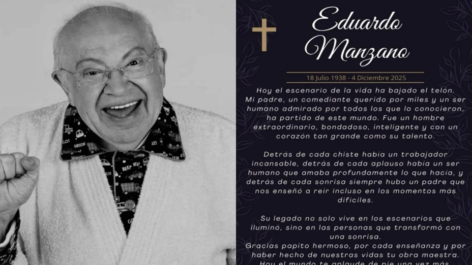 Muere el comediante Eduardo Manzano a los 87 años de edad