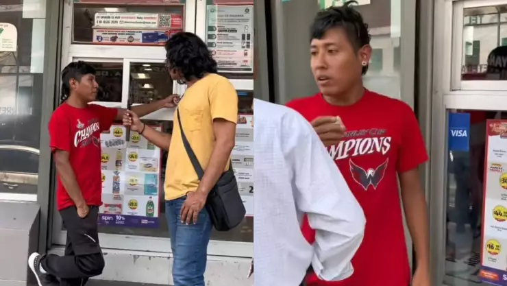 VIDEO_ Hombre gana hasta 1, 500 pesos diario por abrir puertas del Oxxo