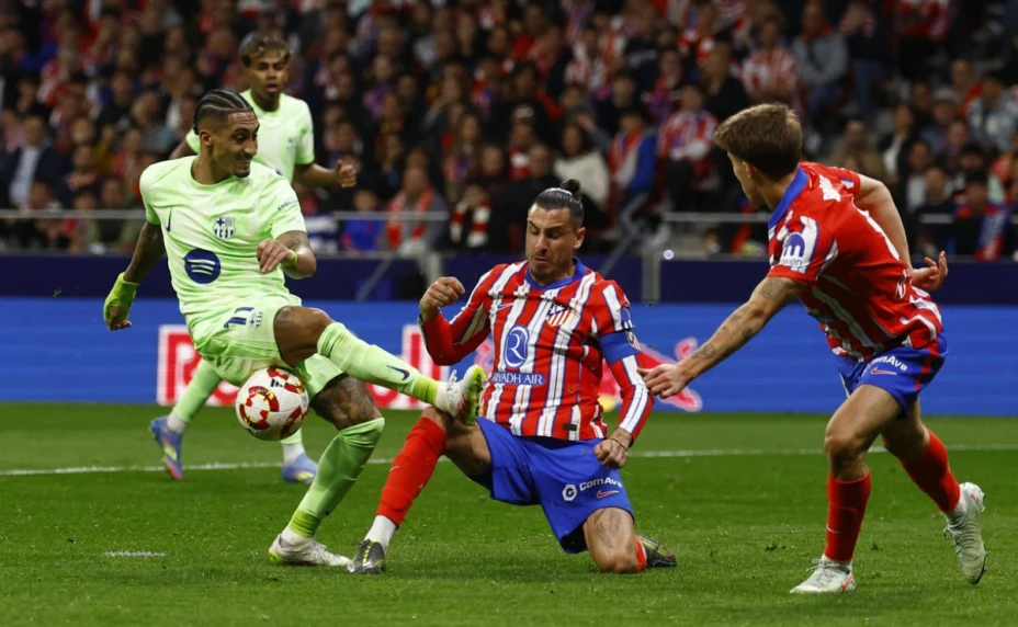 Atlético de Madrid vs Barcelona en partido de la Copa del Rey