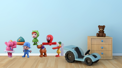 Set de figuras de siete personajes