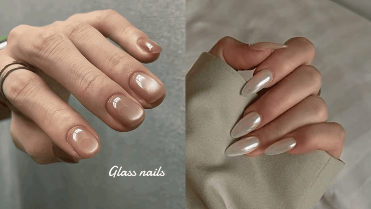Uñas de cristal, la manicura más elegante que querrás usar en la celebración de Año Nuevo.png