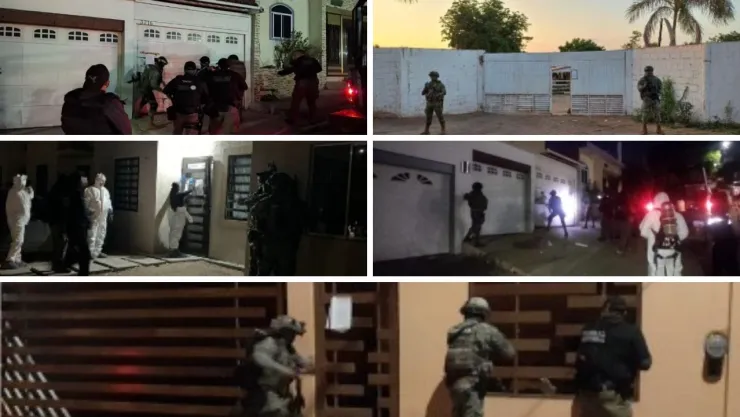 Sinaloa: Operativo en Culiacán asegura arsenal, químicos y máquinas para elaborar drogas