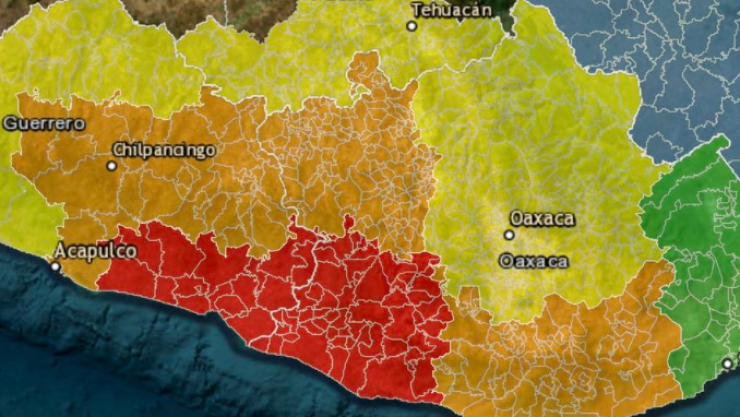 Alerta Roja huracán John