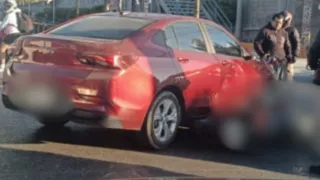 Choque desata tráfico y caos sobre la 18 de Noviembre en Puebla hoy lunes