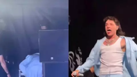 ¿Peso pluma se droga?