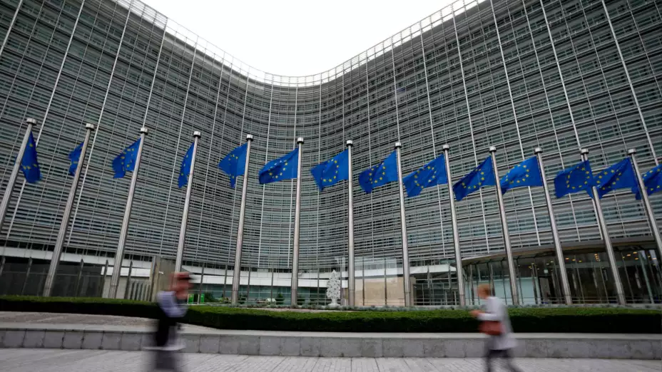 Edificio de la Unión Europa en Bruselas, Bélgica.