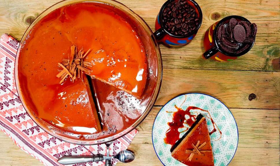 Receta Chocoflan de café de olla