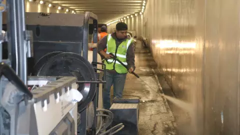 Carriles cerrados en el Periférico de la Juventud