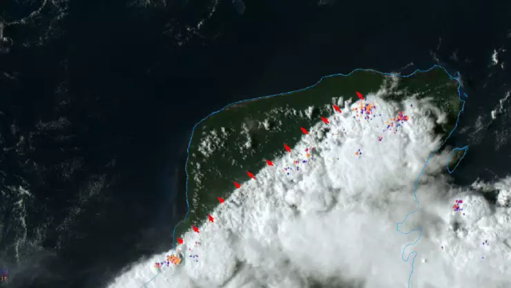 CONFIRMAN turbonada en Yucatán AFECTARÁ al estado hoy 21 de agosto de 2024