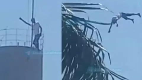 Hombre muere tras lanzarse desde edificio