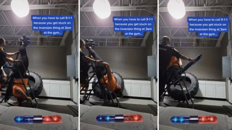 mujer queda atorada en máquina de gimnasio y marca a 911 para que sea ayudada a través de su reloj.jpg