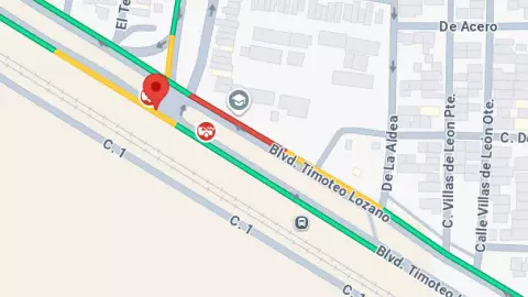 accidente Paseo de Jerez Timoteo Lozano hoy 20 octubre