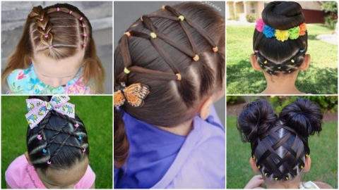 Peinados ideales para niñas en estas fiestas o para el día a día