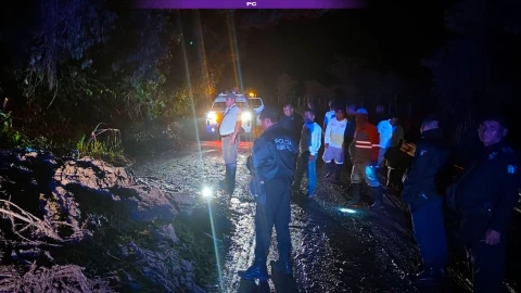 Deslave en carretera Ocosingo-Palenque: permanece Alerta Amarilla por intensas lluvias