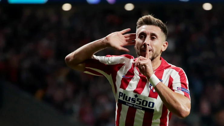 El mexicano Héctor Herrera durante un partido con el Atlético de Madrid. Imagen: Reuters