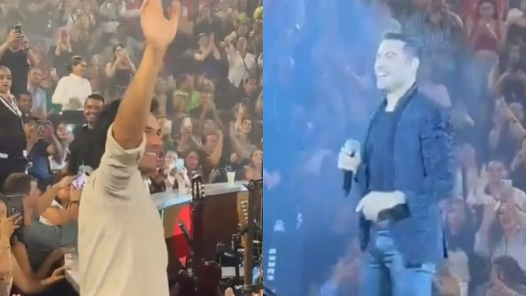 ovacionan al checo en concierto