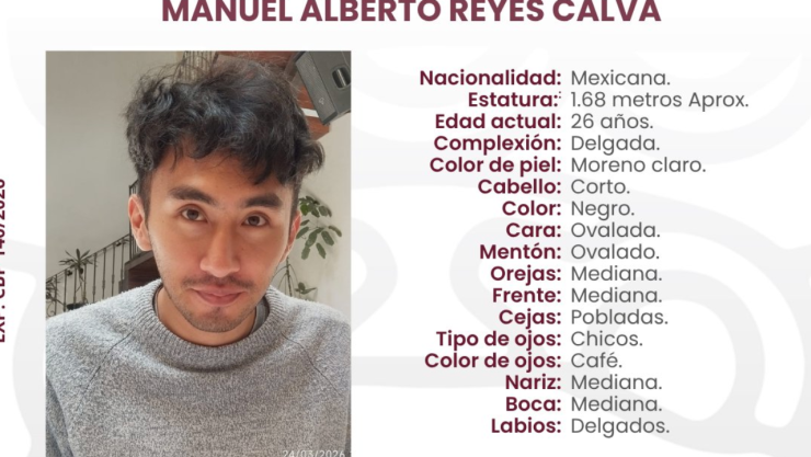 Reportan como desaparecido a Manuel Alberto Reyes en Puebla capital