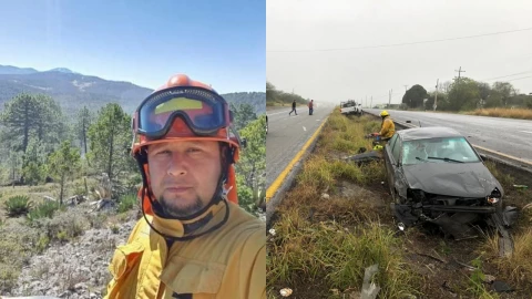 Elemento de Protección Civil de Nuevo León ayudaba en choque y muere tras ser arrollado