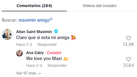 Comentario de Saint-Maximin sobre la abuela del América