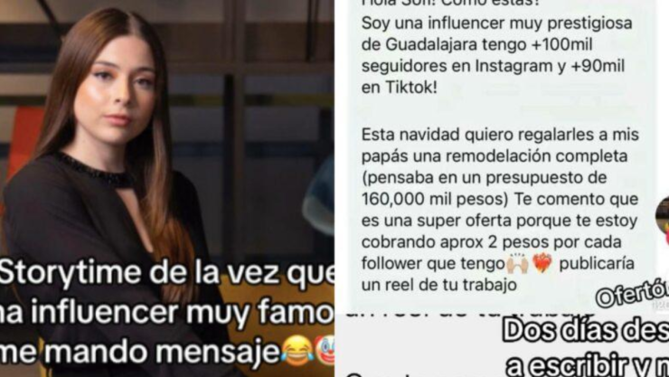 Influencer propone algo inusual