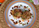 Bombas de papa con tocino