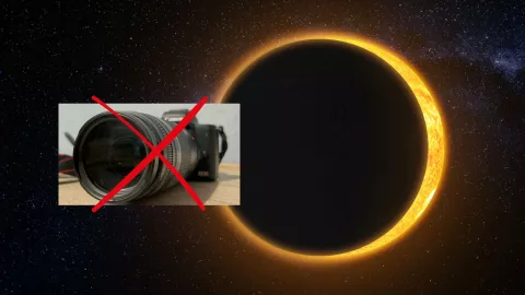 Cómo tomar fotos en el eclipse solar en Sinaloa.
