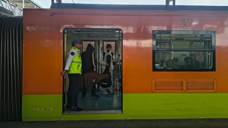 Vagón del Metro CDMX.
