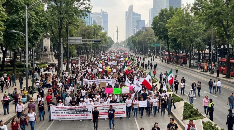 Marchas y movilizaciones que se esperan hoy en la CDMX
