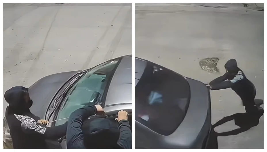 Robo Express en el Edomex: ¡Con un alambre! Así robaron un auto en segundos| VIDEO